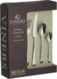 Viners Mayfair Cutlery Set - Elegant Mirror Polished Flatware Gift Box - 18/10 Stainless Steel, 16-Piece