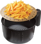 Planit Air Fry Fryer Liner Natural Pack of 2 Reusable Fits Circular Baskets Allows Air Circulation Non Stick Easy to Clean