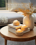 Premier Realistic and Bright White Flickering Flameless LED Tea Light Candles For Halloween, Weddings, Festivals, Decoration, and Christmas etc