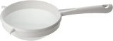 Probus Fackelmann White Plastic Sieve 15cm - 19cm Strainer, Large, Fine Mesh, White