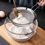 Probus Stainless Steel Classic Sieves 7.5cm - 19cm Tea & Fruit Fine Mesh Strainer For Cooking, Flour Baking Rust Free Cocktail Drinks Strainer, Juice Strainer for Pulps & Seeds