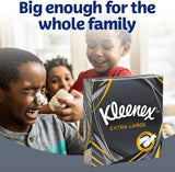 Kleenex Extra Large 90 Tissues Comfortingly Soft and Strong Pack of 1-12