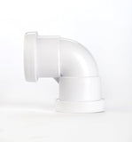 MaKe Push-fit 90° Plastic Bend 40mm, White