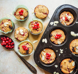 Pendeford 12 Cup Muffin Pan Nonstick Muffin Tray, Dishwasher Carbon Steel Cupcake Tin with Silicone Brush, Baking Mould for Cupcakes, Bakeware