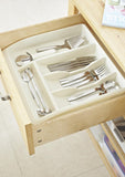Addis Large Kitchen Cutlery Drawer Utensil Organiser Storage Tray Plastic