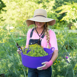 Tubtrugs 15 Litre Small Shallow Flexible Storage Tub - Blue | Multi-Purpose Home & Garden Organiser