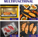 Steel Cake Baking Cooling Rack Kitchen Pies Pizza Pastry Cupcake Rack 41cm