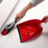 Vileda Dustpan And Stiff Brush Set Plastic Hand Dust Pan Household Cleaning