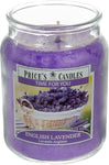 Price's Candles Time For You Large Candle Jar English Lavender