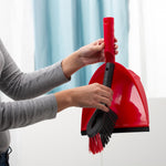 Vileda Dustpan And Stiff Brush Set Plastic Hand Dust Pan Household Cleaning