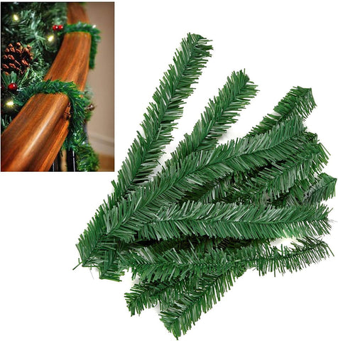 Premier 10 Pack Artificial Tree Christmas Garland Wire Ties, 30cm - Green