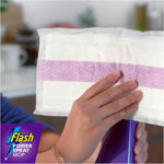 Flash Powermop Refill Pads Pack of 8 Power Mop Absorb & Lock Multi Surface Absorbent Refills Easy to Rinse and Reuse