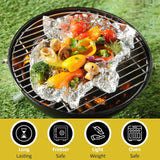 Aluminium Catering Foil Wrap – Strong Heavy Duty Kitchen Foil Roll for Cooking, Baking, Grilling & Food Storage – Non Stick Foil Paper for BBQ, Catering, Freezer & Oven Use - Available in Different Sizes & Packs (300mm x 5m - 450mm x 75m)