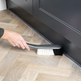 Addis Dustpan And Brush Set Plastic Hand Dust Pan Household Cleaning Metallic