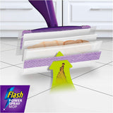 Flash Powermop Refill Pads Pack of 8 Power Mop Absorb & Lock Multi Surface Absorbent Refills Easy to Rinse and Reuse