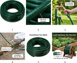 Reinforced PVC Garden Hose 15m / 30m / 50m – Heavy Duty Flexible Water Hose Pipe for Garden Watering, Lawn Care, Car Washing & Outdoor Use