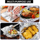 Caterwrap Catering Aluminium Foil Roll 450x75 - Tin Foil for Cooking, Baking, Grilling, BBQ, Roasting | Food Wrapping, Storage | Keep Food Fresh & Hot