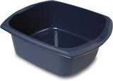 Addis Large Washing Up Bowl 9.5L Capacity, Ink Blue – Durable Plastic Kitchen Sink Bowl, Spacious Dishwashing Basin for Cleaning Dishes & Food Prep