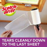 Scotch-Brite Everyday Clean Lint Roller - 1 Roll 56 Sheets - For Clothes | Furniture and More Sticky Adhesive Sheets for Dust, Hair & Lint | Easy Tear Sheets