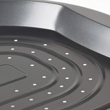 Non Stick Pizza Tray Rounded Crisper Tray Pan Baking Roasting Cooking Oven Tray