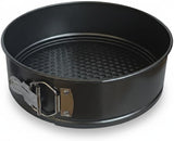 Non Stick Springform Cake Tins 8", 9" & 10" – Round Leakproof Cake Baking Pans with Removable Base, Non-Stick Cheesecake & Cake Mould for Baking