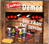 Demon 7pc Car Care Gift Pack Set Includes Shine, Wheels, Foam, Tyres & More