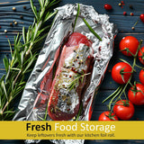 Aluminium Catering Foil Wrap – Strong Heavy Duty Kitchen Foil Roll for Cooking, Baking, Grilling & Food Storage – Non Stick Foil Paper for BBQ, Catering, Freezer & Oven Use - Available in Different Sizes & Packs (300mm x 5m - 450mm x 75m)