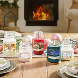 Yankee Candle Scented Fragrance Candles Tumbler | Mango Peach Salsa| Spun Sugar Flurries Home Large Glass Jar 623g Burn Time: up to 150 Hours