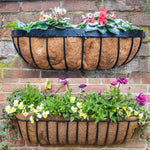 Ambassador Coco Wall Basket Replacement Liners 14" 16" Inch Wall-mounted Coco Liner Trough,Coco Liner for Window Box & Hanging Trough Planters