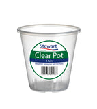 Stewart Plastic  Garden Flower Plant Pots & Sucers - Different Ranges,Clear,Terracotta - Sizes & Pack of