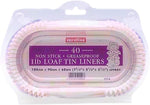 Caroline Tin Liners Loaf Liners Round Rectangular Non-Stick Siliconised Greaseproof Paper for Baking Cakes, Pies, Tarts, Round Air Fryer Liner, Made in The UK, White Various Sizes:50 Pack, 1lb - 2lb