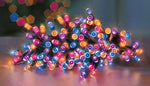 Premier 100 LED Timelights Battery Operated 10m Multi-Action String Christmas Tree Lights – Available in Multiple Colors & Cables