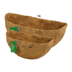 Ambassador Coco Wall Basket Replacement Liners 14" 16" Inch Wall-mounted Coco Liner Trough,Coco Liner for Window Box & Hanging Trough Planters