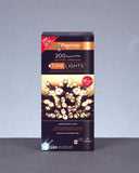 Premier Battery Operated 200 Flexbright LEDs Multi-Action String Lights with Timer – Indoor & Outdoor Decorative Fairy Lights (Available in Multiple Colours & Cable Options)