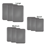 KasaBona Premium Bakeware Non Stick Baking Roasting Cooking Oven Trays - Suitable for All Types of Conventional Ovens 3 Piece Set (Small,Medium,Large)