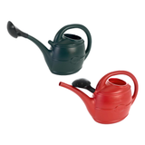 Ward Garden Watering Can With Rose Indoor Outdoor Plants Easy Fill Plastic 10L Red & Green