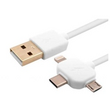 Extrastar 3-In-1 Fast Data Charging Cable for iPhone Samsung OPP