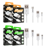 1m - 3m Metre USB-A To 8 Pin Lightning & USB-A To USB-C Cable Fast Charge Cable