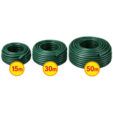 Reinforced PVC Garden Hose 15m / 30m / 50m – Heavy Duty Flexible Water Hose Pipe for Garden Watering, Lawn Care, Car Washing & Outdoor Use