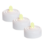 Premier Realistic and Bright White Flickering Flameless LED Tea Light Candles For Halloween, Weddings, Festivals, Decoration, and Christmas etc