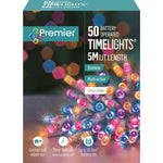 Premier 50 LED Multi Action Battery Operated TIMELIGHTS™ – 10 Colors & Cable Variations