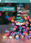 Premier 50 LED Multi Action Battery Operated TIMELIGHTS™ – 10 Colors & Cable Variations