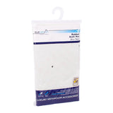 Blue Canyon Rubber Bath Mat 34x74 strong grip non slip adds style and colour to the bath - White, Cream