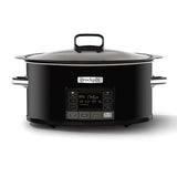 5.6L Crockpot TimeSelect Digital Slow Cooker Removable Stoneware Bowl Black