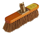 Outdoor Coco Broom Head Only Heavy Duty Garden Yard Soft Stiff Sweeping 12"