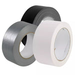 SupaDec 48mm x 50m Duct Tape Black, Silver, White