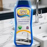 Shiny Sinks Sink Cleaner 250ml – Lemon Scent Multi-Surface Cleaner for Ceramic, Stainless Steel & Granite – Removes Grease, Limescale & Water Marks