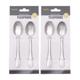 12 x Stainless Steel Teaspoons Everyday Tea Spoon Set Coffee Drink Kitchen Home