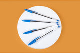 BIC Cristal Medium BallPoint Pens Smudge-free 1.0MM Biros Blue Pen Office