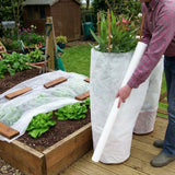 Ambassador Frost Fleece 20m x 1m Garden Plant Protection Cover, White Frost Protection Fabric for Plants, Flowers, Vegetables, Shrubs and Outdoor Gardens